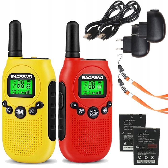 Baofeng BF-T6 Krótkofalówka Walkie Talkie USB VOX Latarka LED Łoki Toki