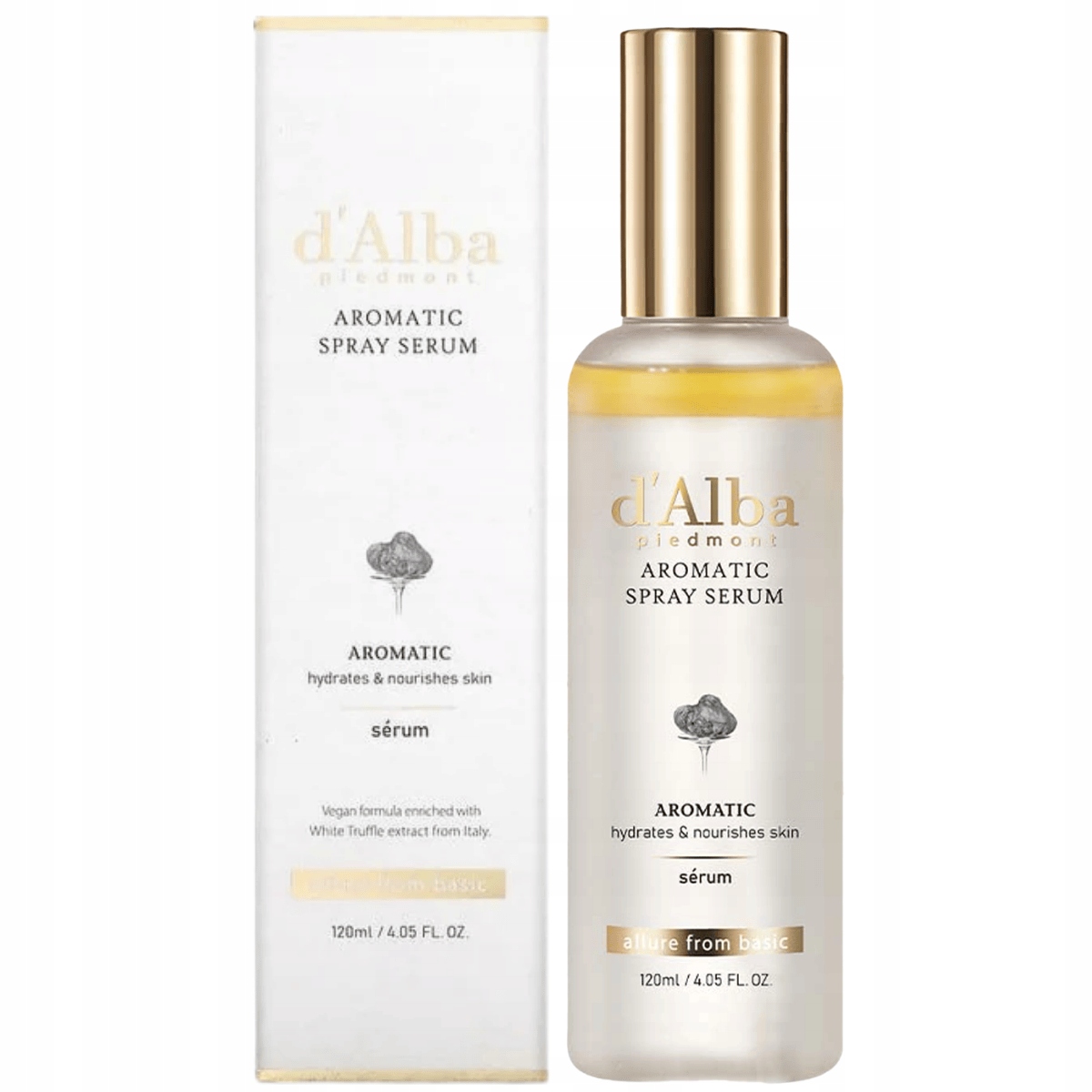 d'Alba White truffle First Aromatic Spray Serum, 120 ml sérum v mlze