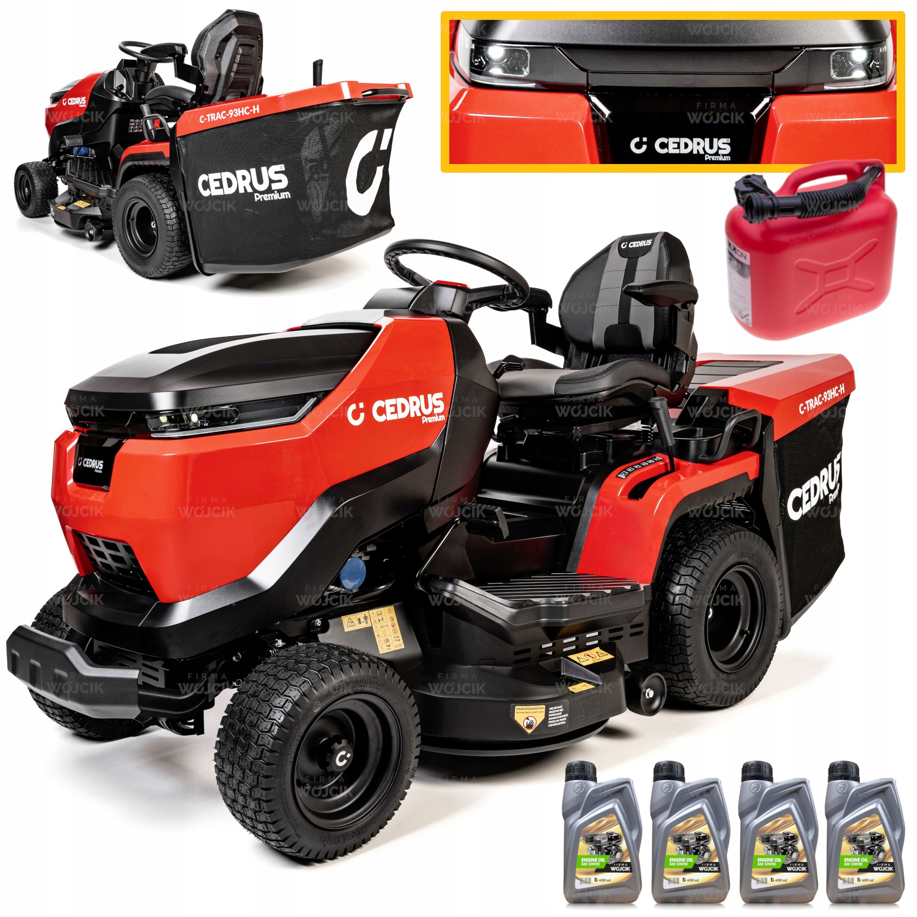 Traktorek ogrodowy Kosiarka 93cm Cedrus Premium C-TRAC-93HC-H Honda Hydro