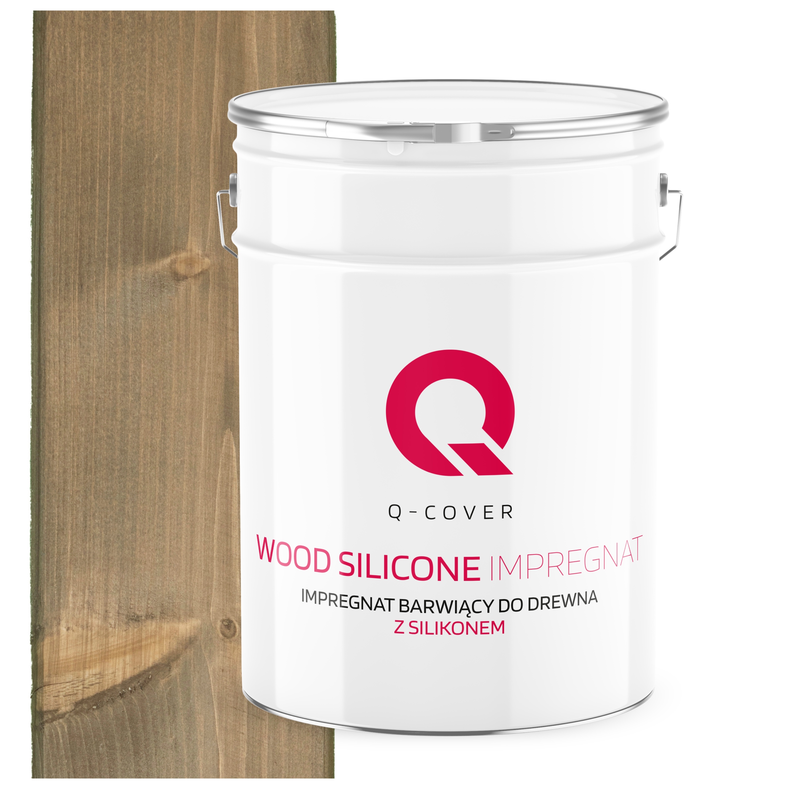 Impregnace Na Dřevo Extra Barva Se Silikonem Chránící Barvy Šedá A Béžová 10 L