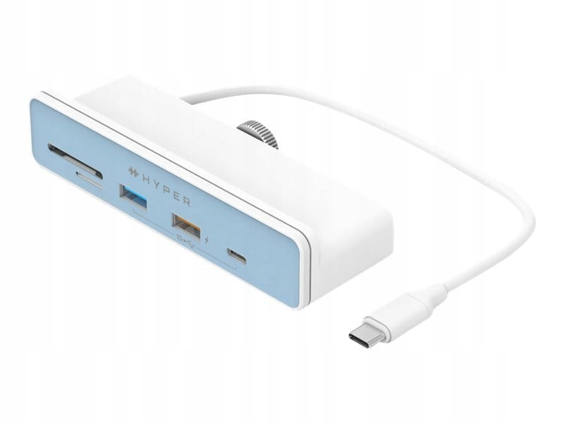 HiperDrive Usb-c 6-w-1 Form-fit Hub z 4K Hdmi do iMac 24" Ilość port