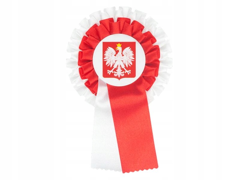 

Kotylion Narodowy Polska Godło Biało-czerwony