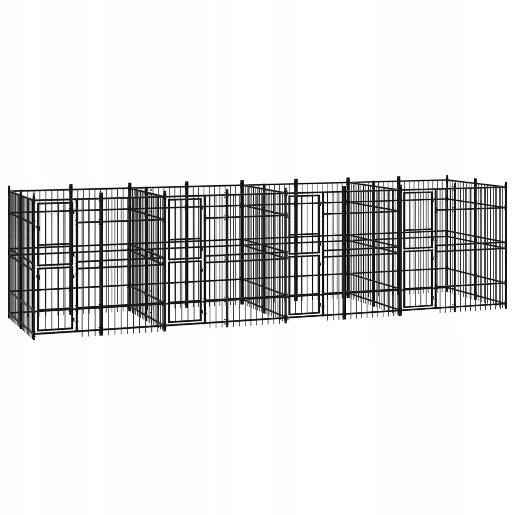 Levně Kotec pro psa, ocelová, 14,75 m²