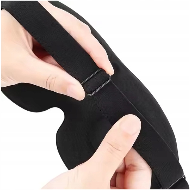 OPASKA NA OCZY DO SPANIA MASKA 3D REGULOWANA LEKKA na oczy 3D do spania Materiał dominujący inny