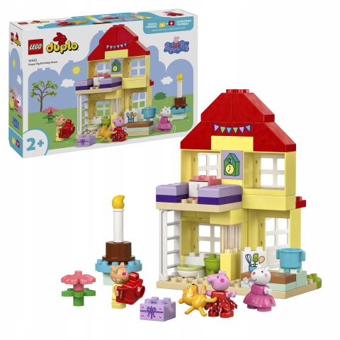 Lego Duplo prasátko Peppa prasátko Pepa Narozeninový Domeček Peppy 10433