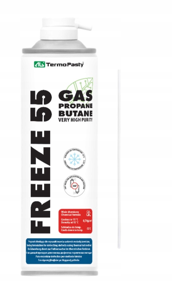 

Zmrażacz 600ml aerozol do wyszukiwania usterek tec