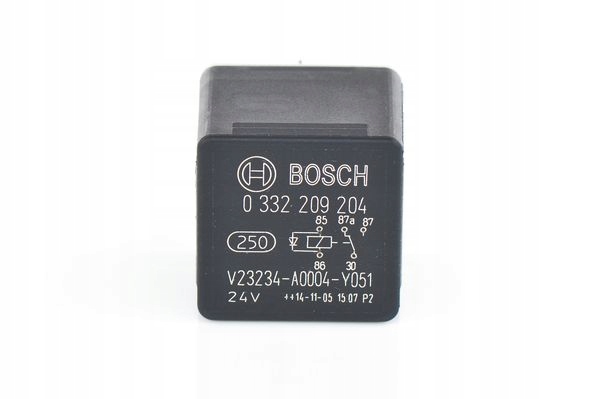 Przekaźnik, prąd pracy BOSCH 0 332 209 204