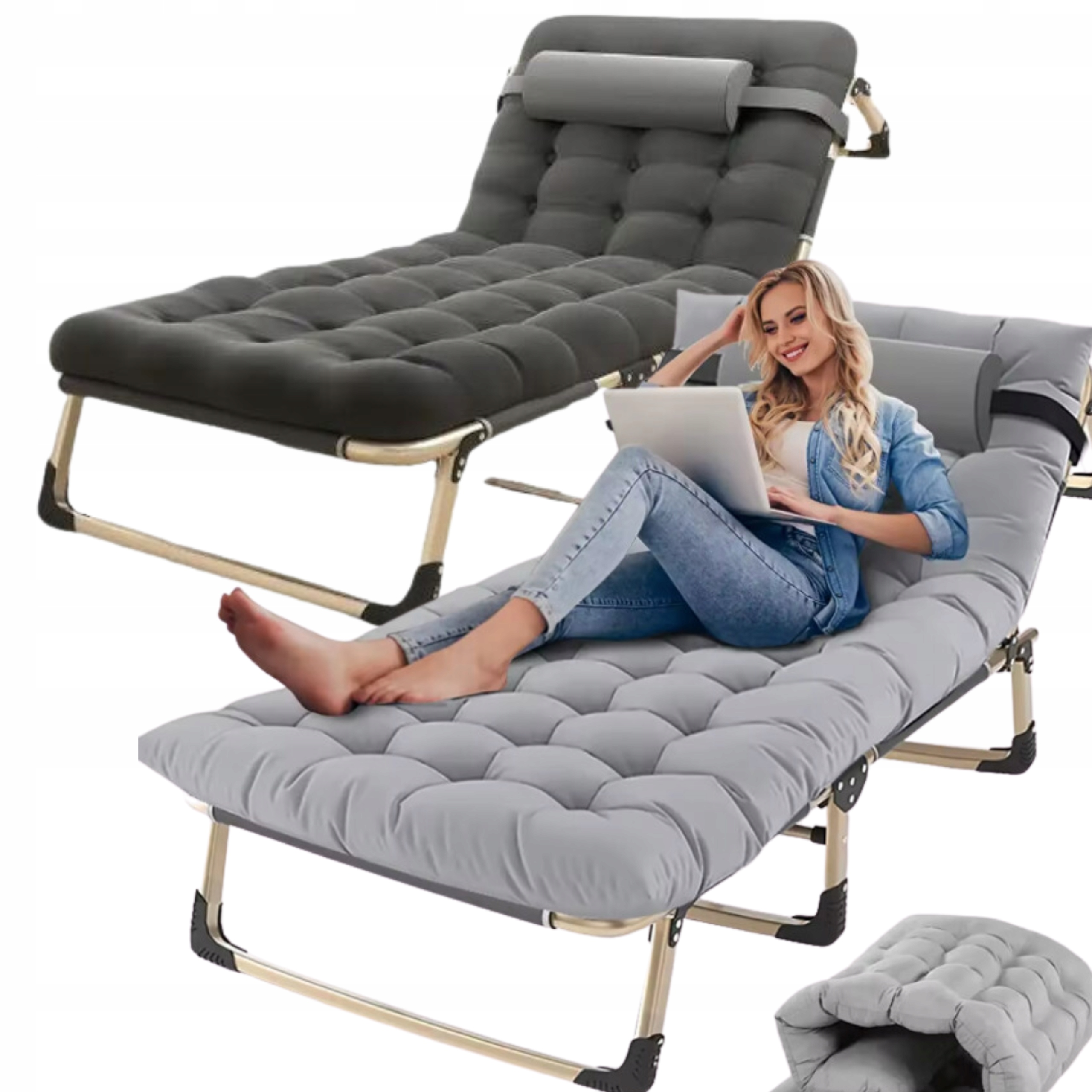 Łóżko Turystyczne Łóżko Składane Łóżko Polowe Premium