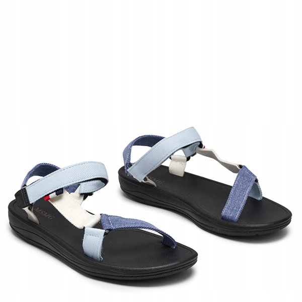 

Niebieskie Damskie Sandały Tkaninowe Ojo 38