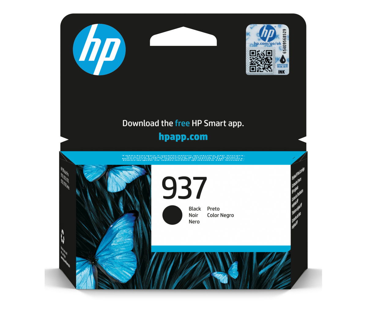 Hp 937 ink. náplň černá, 4S6W5NE