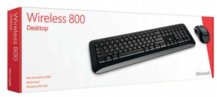 Zestaw bezprzewodowy Microsoft Wireless Desktop 800 Azerty, Fr