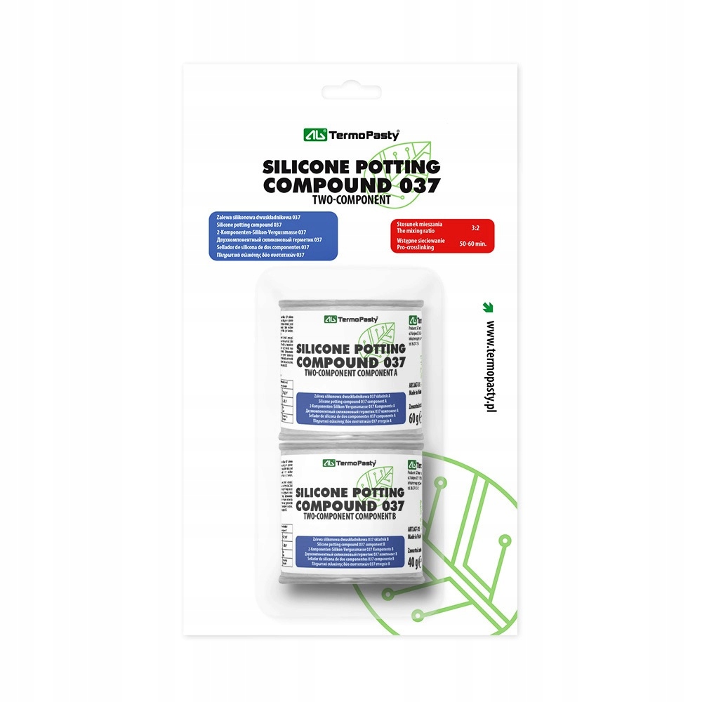 Zalewa silikonowa Ag TermoPasty dwuskładnikowa 100 g