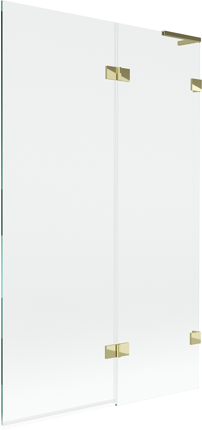 Mexen Lunar L vanová zástěna 2-křídlová pravá 110 x 150 cm, transparentní,