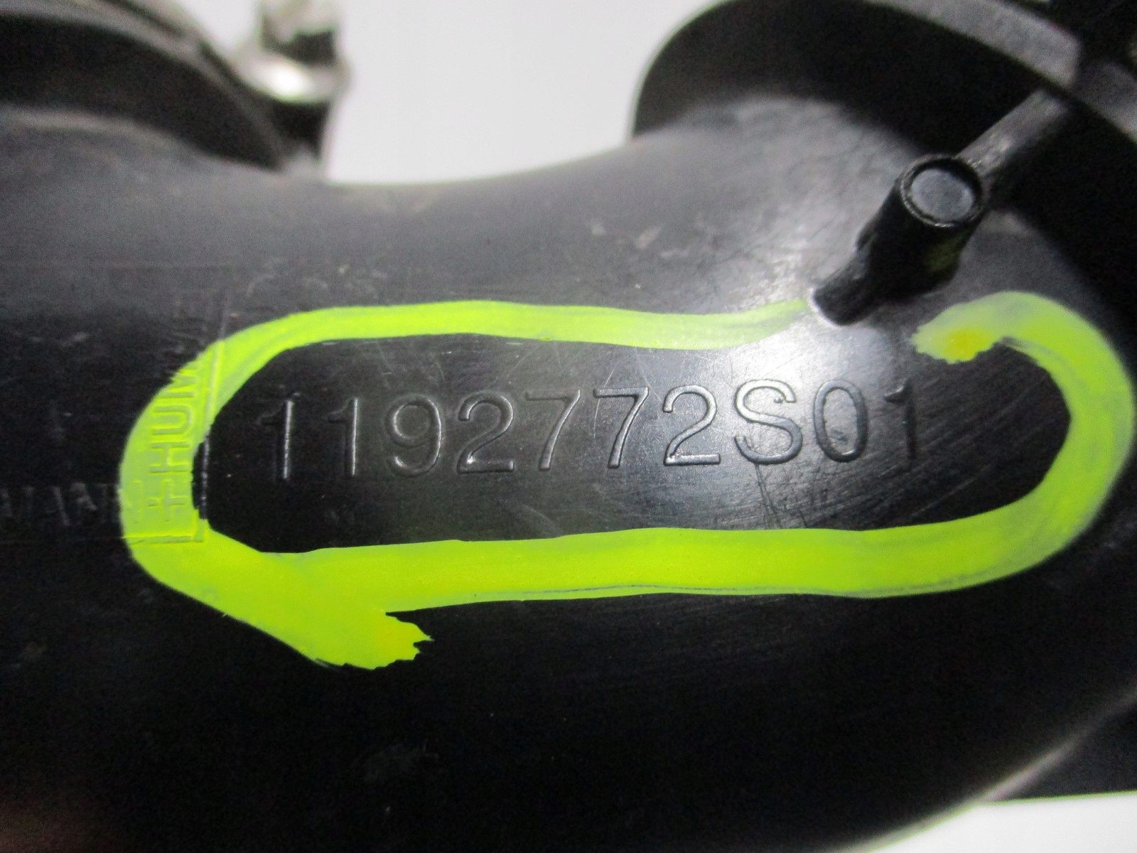 pipe intake air CITROEN C3 1192772S01