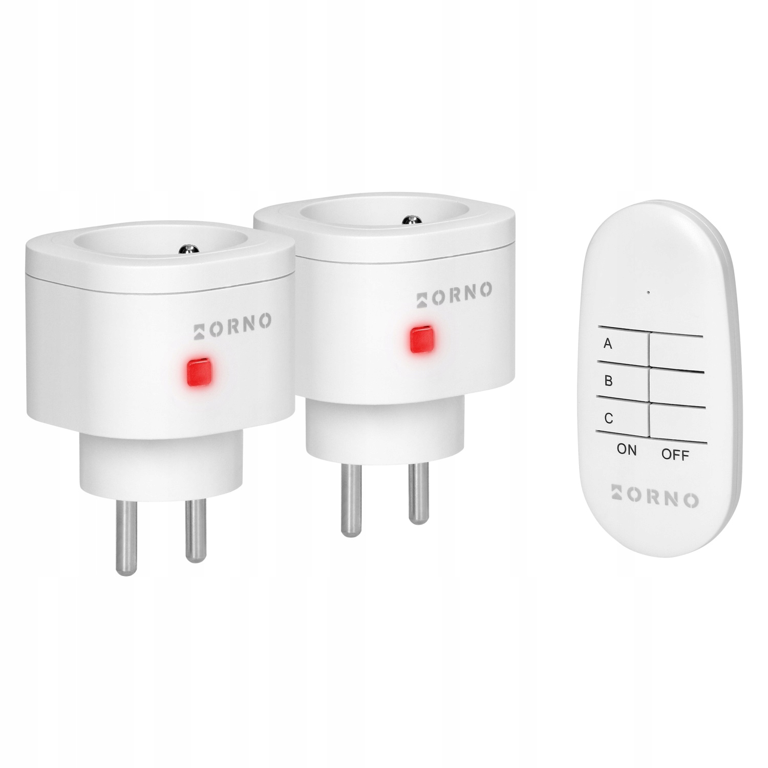 Sada Zásuvek Ovládaných Bezdrátovým Dálkovým Ovladačem Mini 2+1, Výkonná