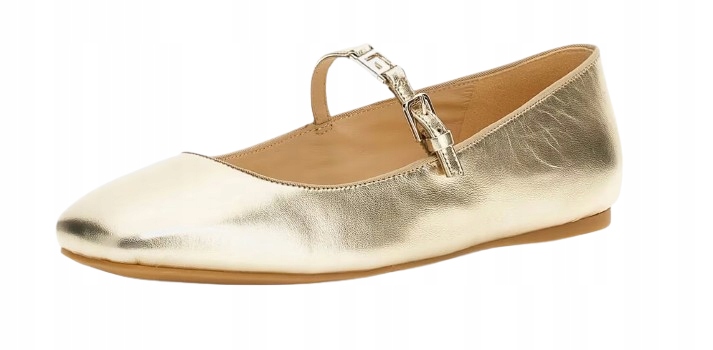 Guess Z Přírodní Kůže, Zlaté, Velikost 37 Gnd