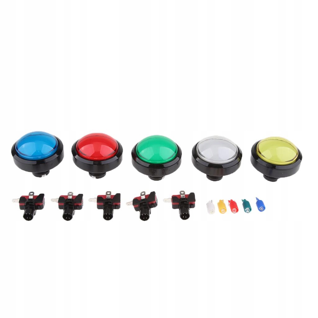 60mm, 12V LED Arcade , Przyciski i Tytuł inna