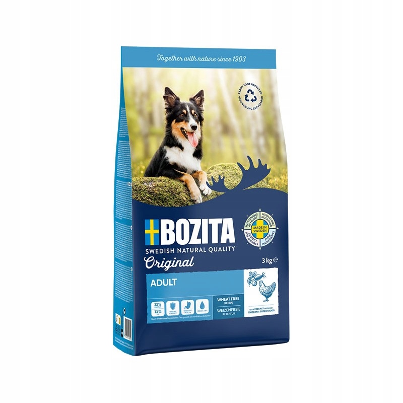 Bozita Original Adult pro dospělé psy 3 kg