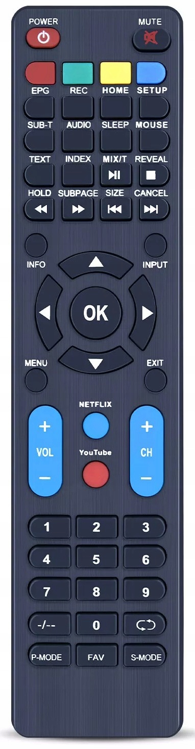 Dálkový Ovladač pro Manta 65LUA19S 65 lua19S youtube netflix Tv