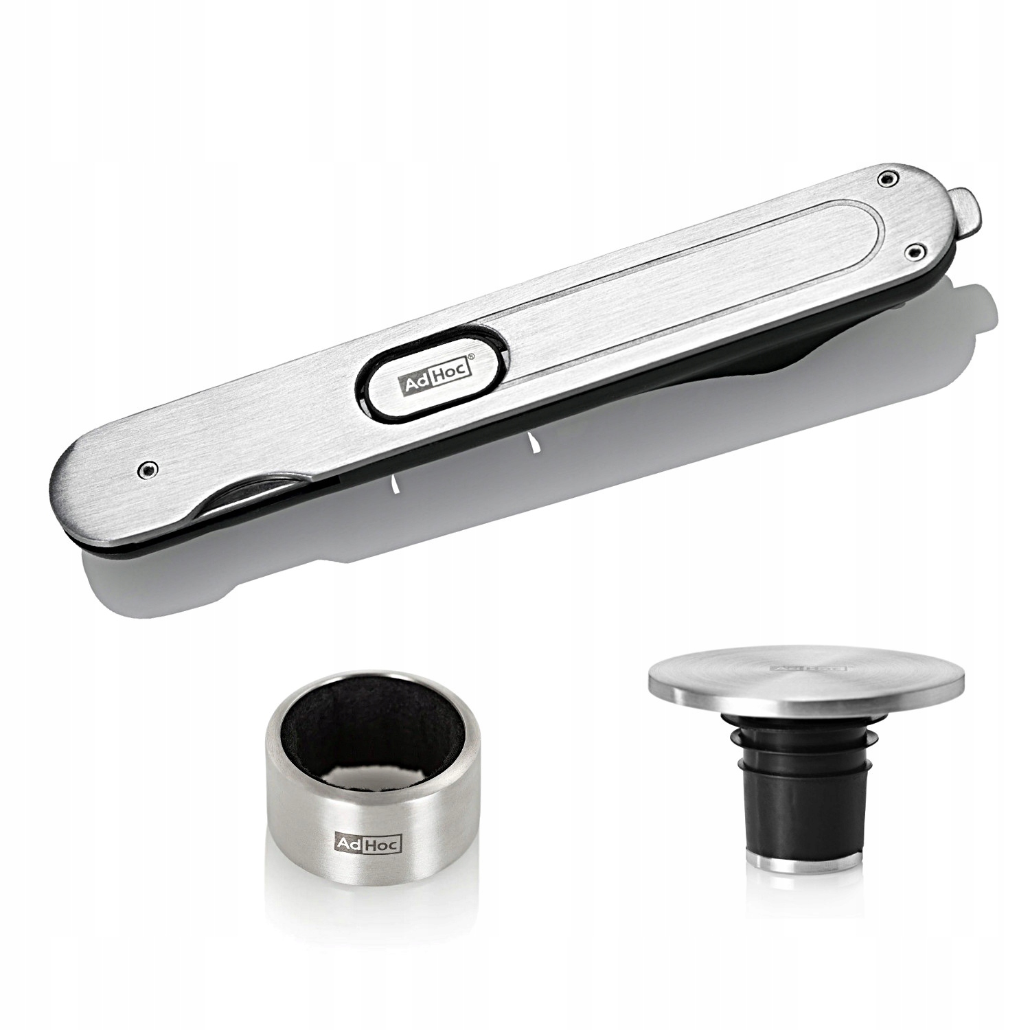 Sada Adhoc Champ vývrtka na víno tribušon korek kroužek