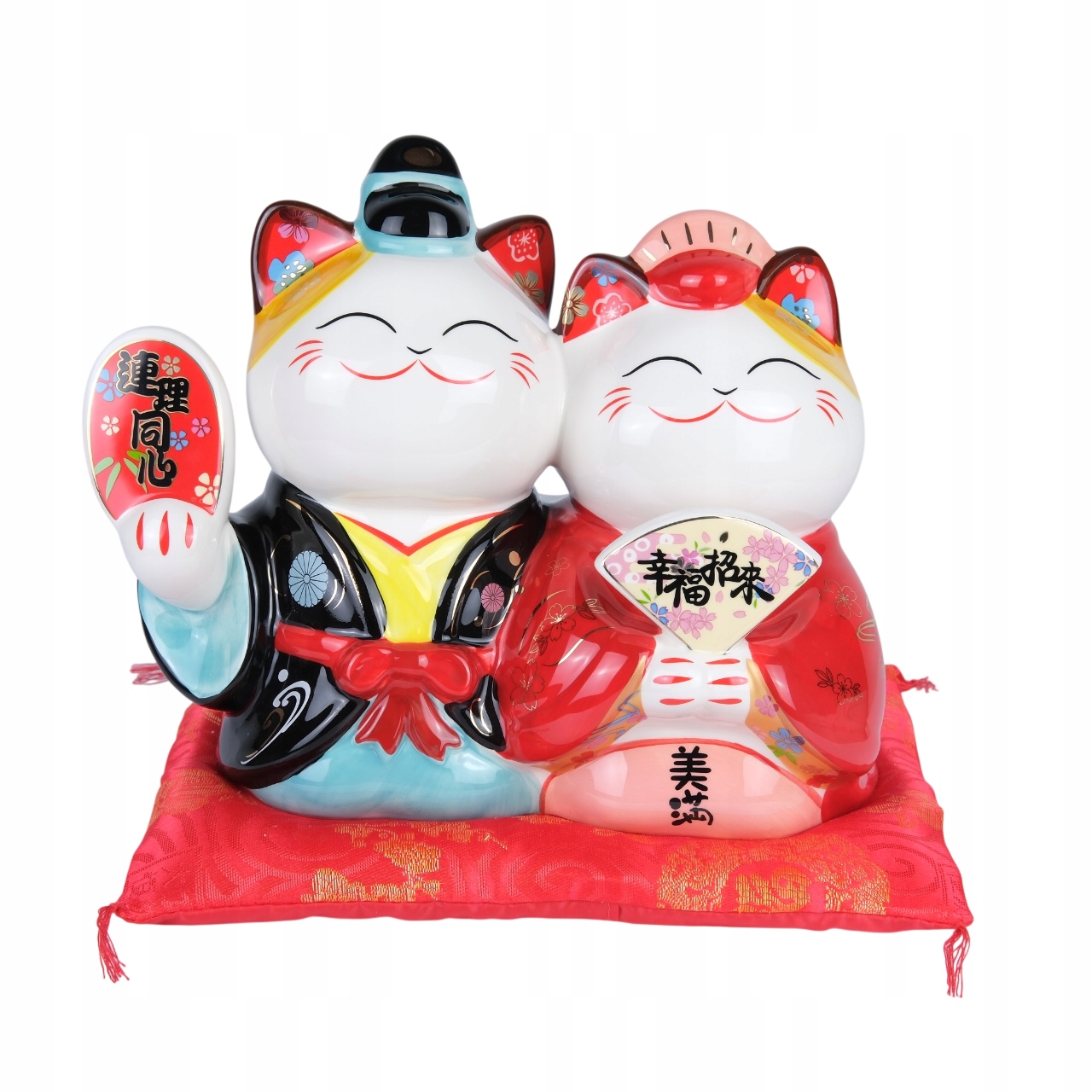 Ceramiczna skarbonka kotek szczęścia, ceramika, lucky cat, maneki neko