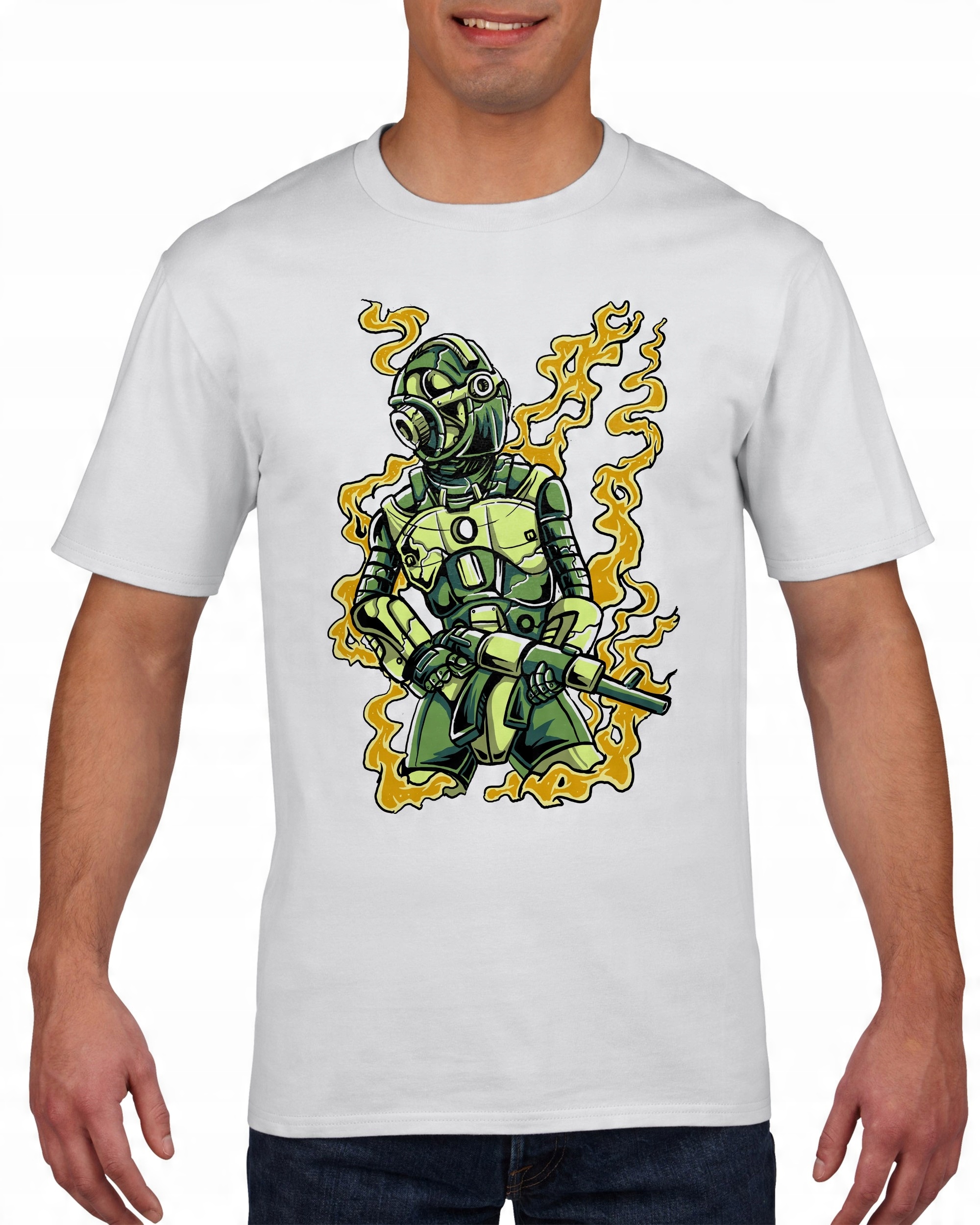 

Koszulka męska Robot Soldier Zolnierz L