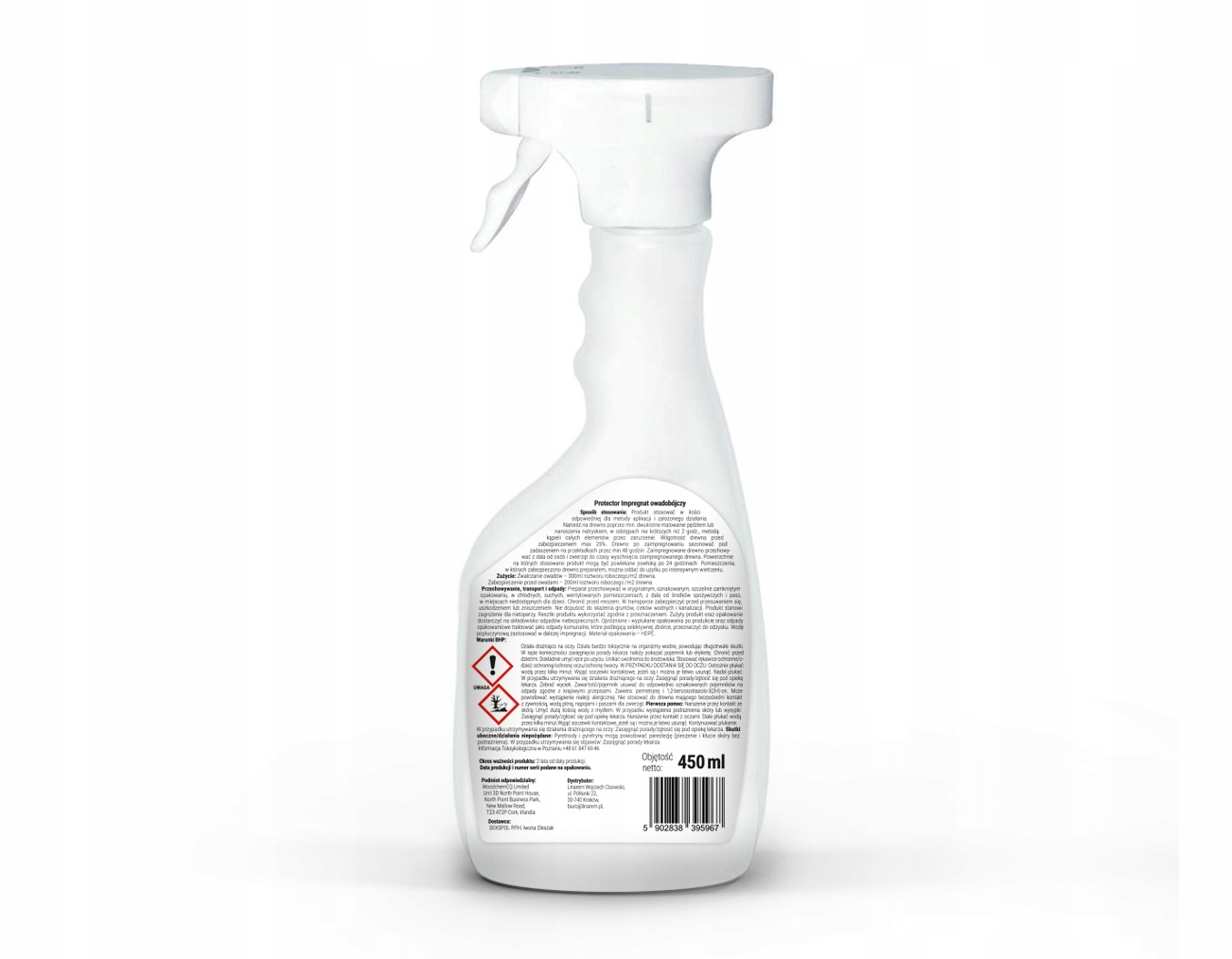 SILNY SPRAY PREPARAT ŚRODEK NA KORNIKI KOŁATKI SPUSZCZELE 450ML PERMETRYNA Producent No-Pest