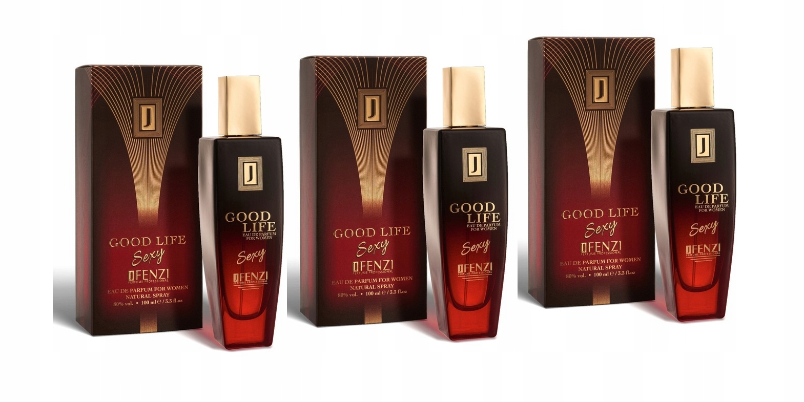 JFenzi Good Life Sexy 3x100 ml parfémovaná voda