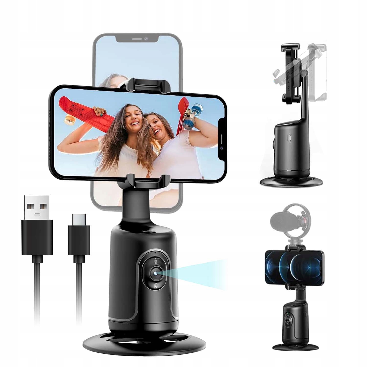 Ruční Stabilizátor Pro Chytré Telefony, Otočný Držák Na Mobilní Telefon 360°