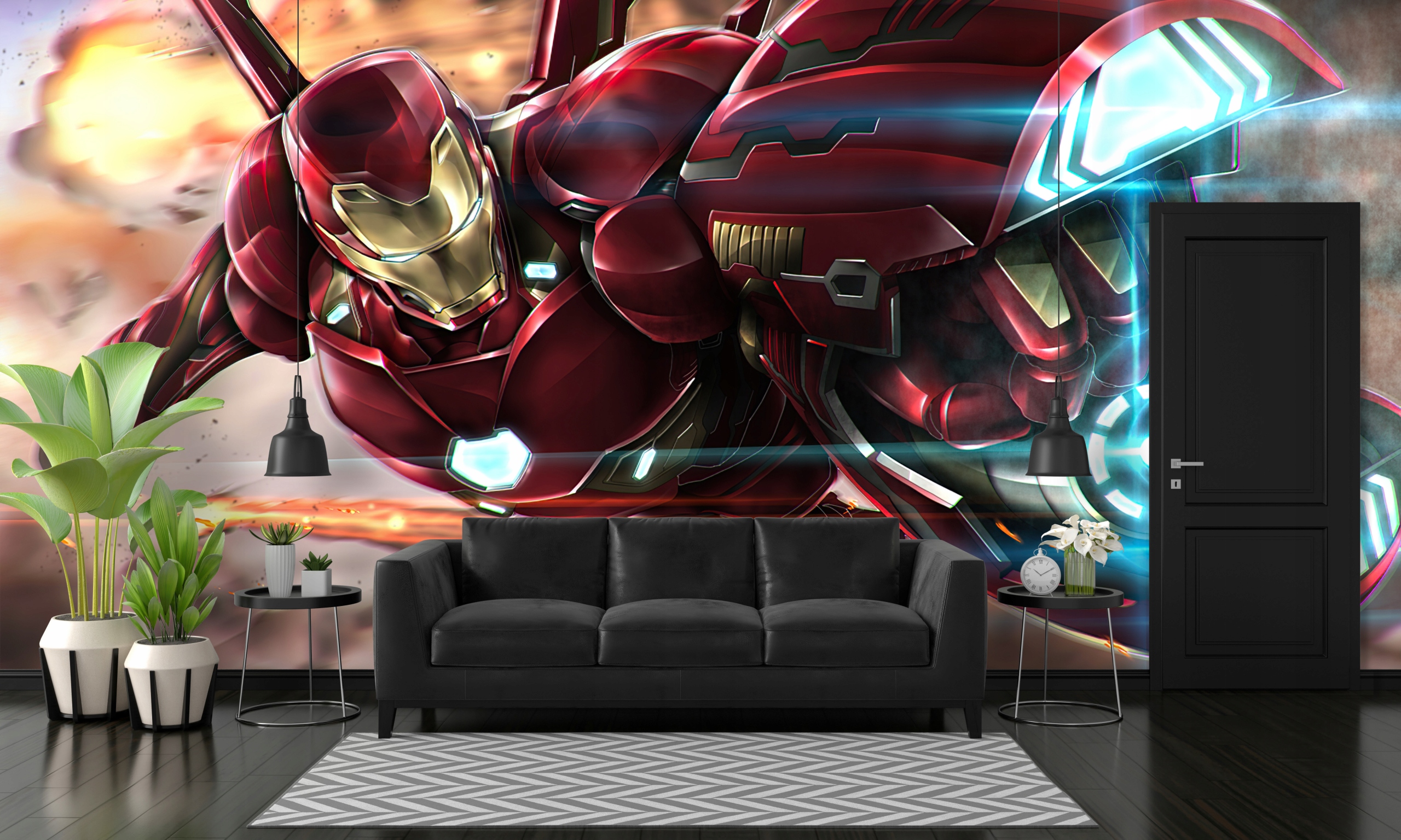 Tapeta winylowa Premium 300g 300x210 Iron Man Marka inna