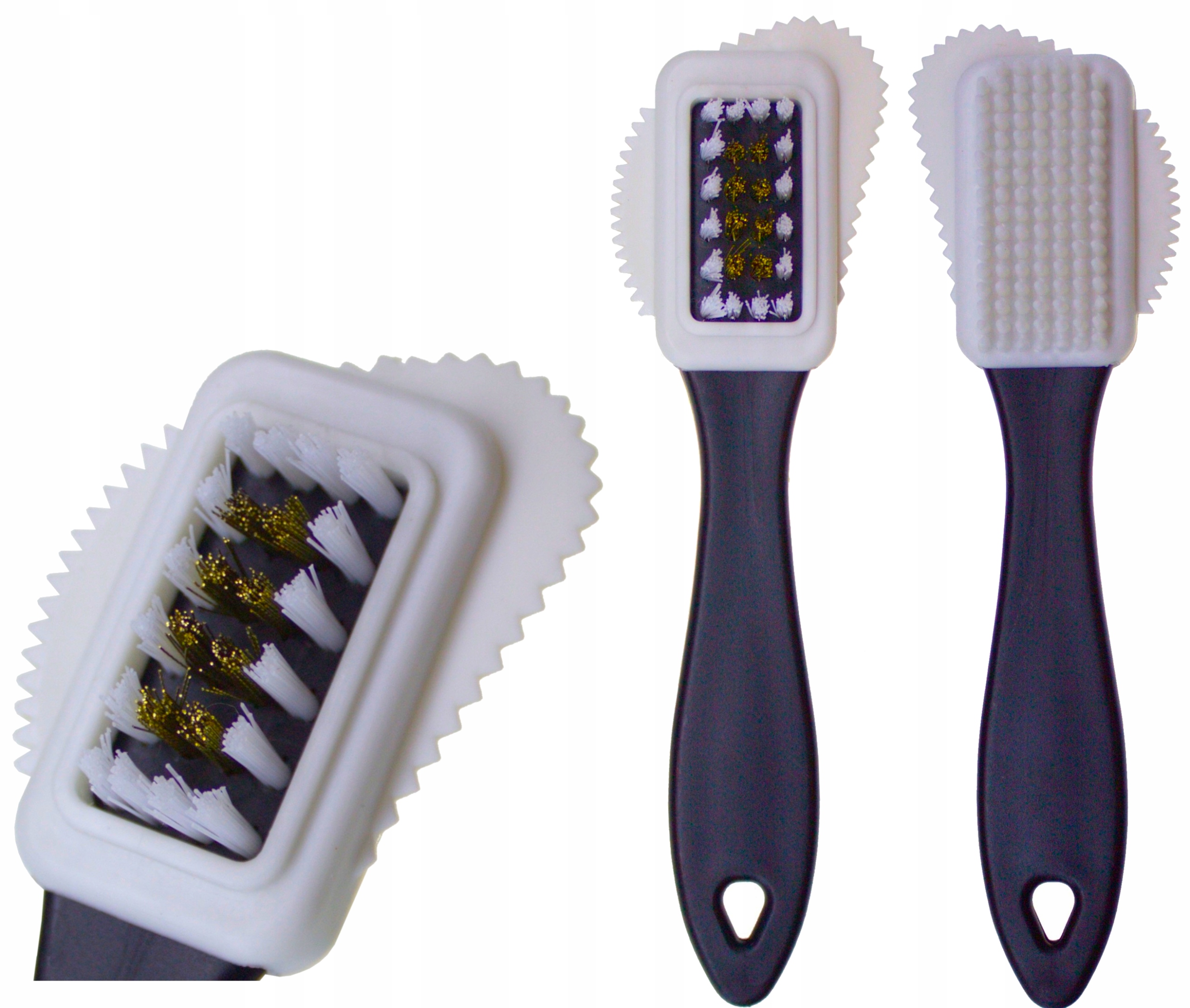 

Szczotka Do Butów Zamszu Nubuku Mosiężny Drut