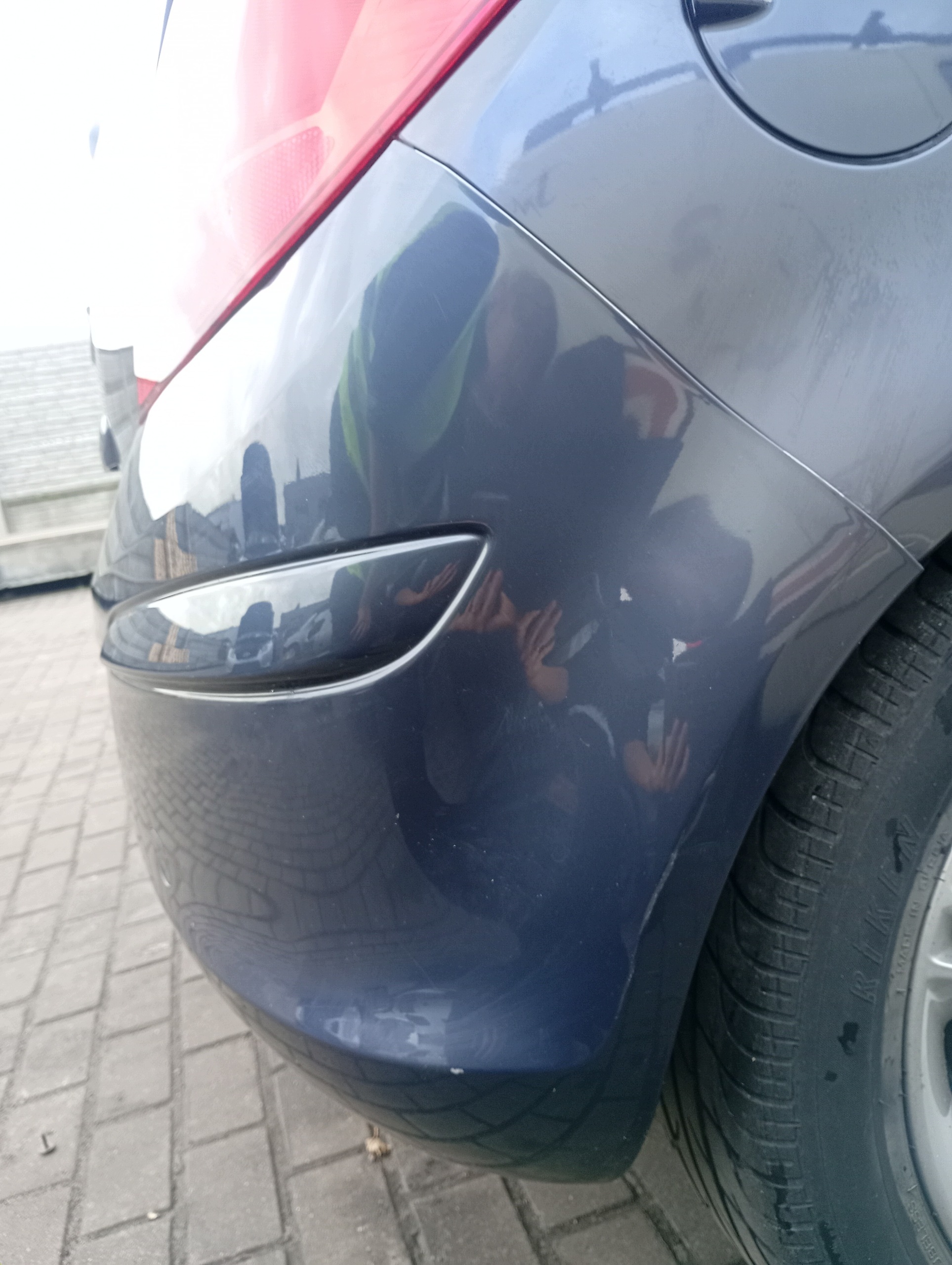 bumper rear rear part Opel Corsa D 06-10 code lakieru Z168