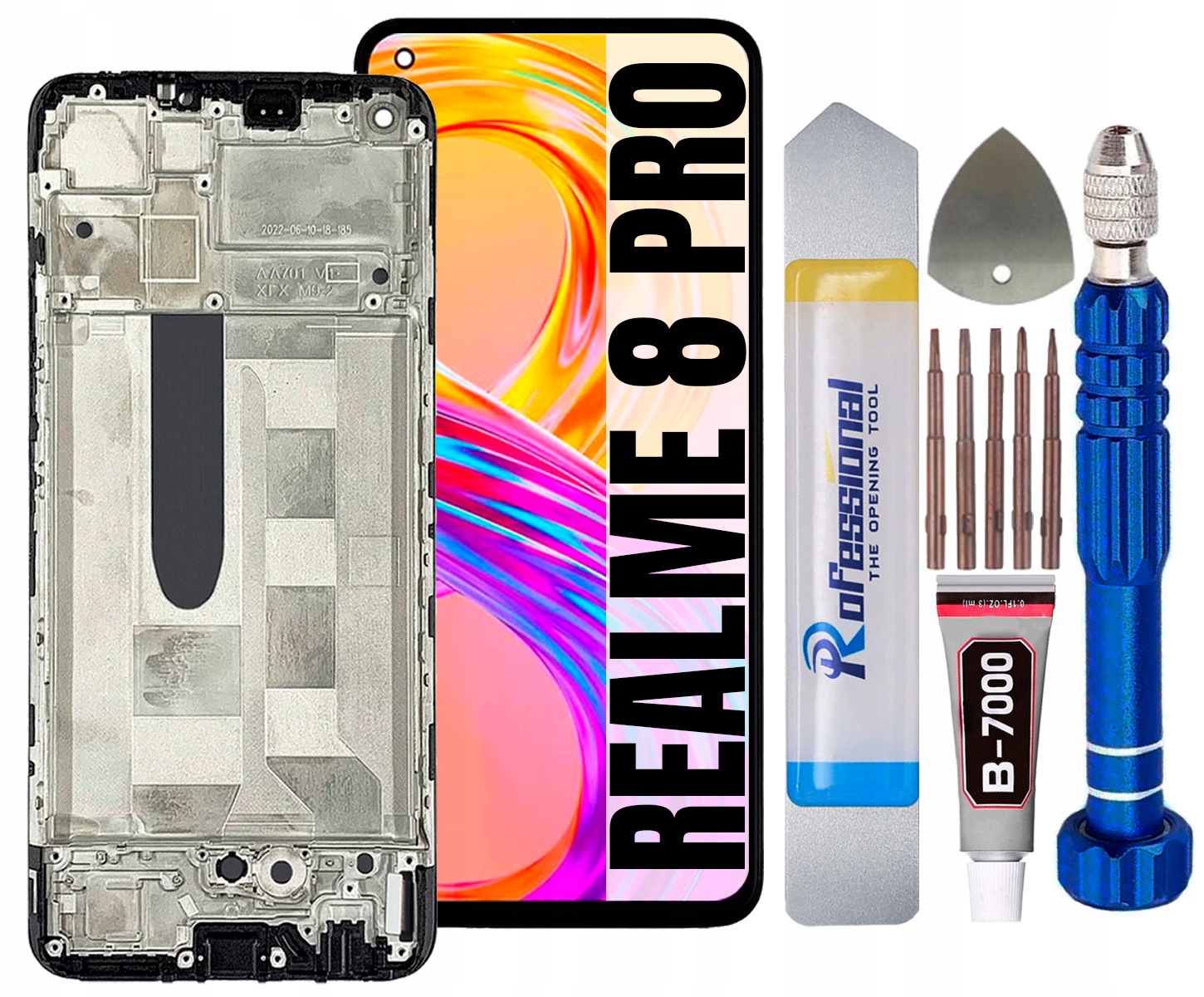 Displej Pro Oppo Realme 8 Pro Oled LCD Displej Rámeček