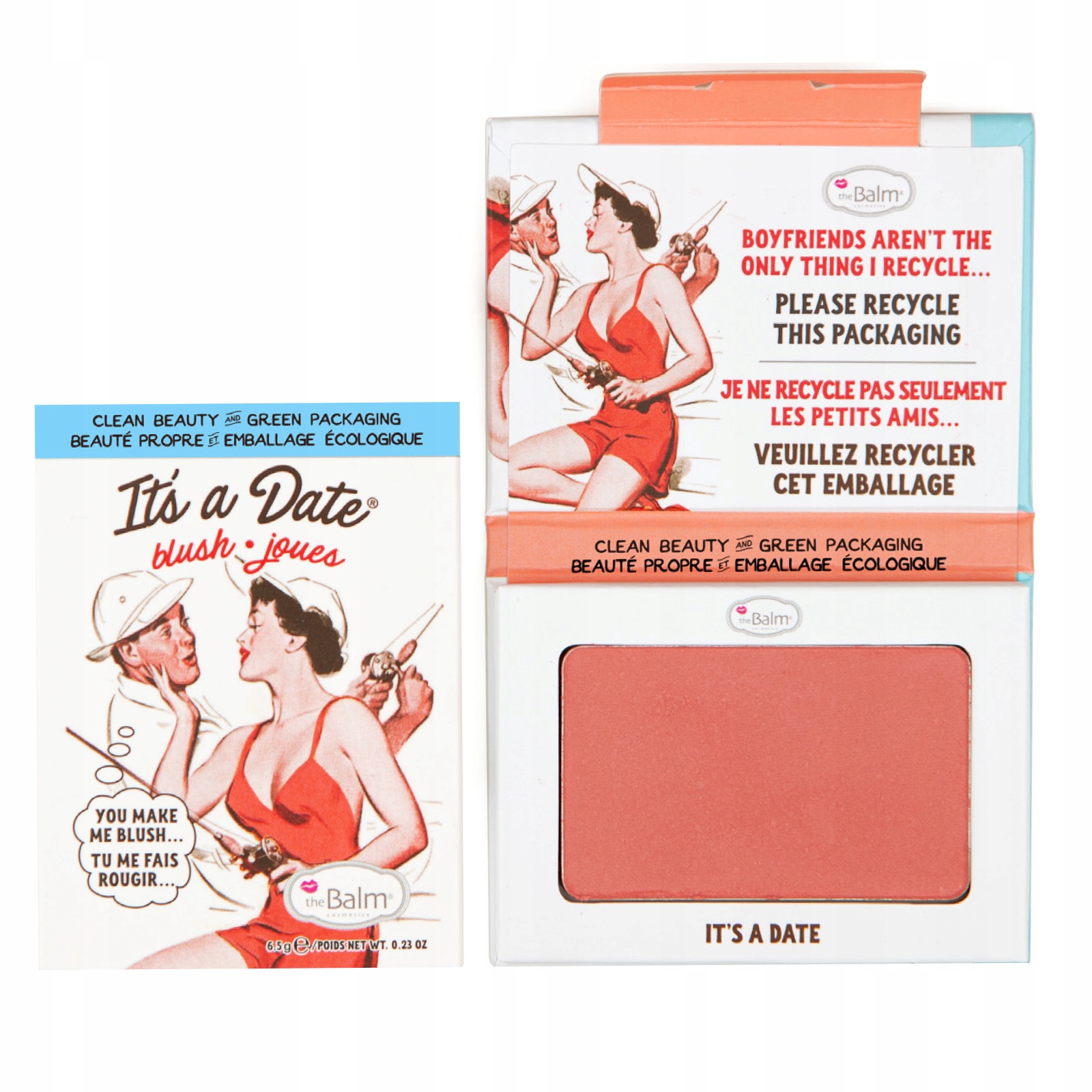 The Balm It's a Date Růže Na Tváře Oční Stíny