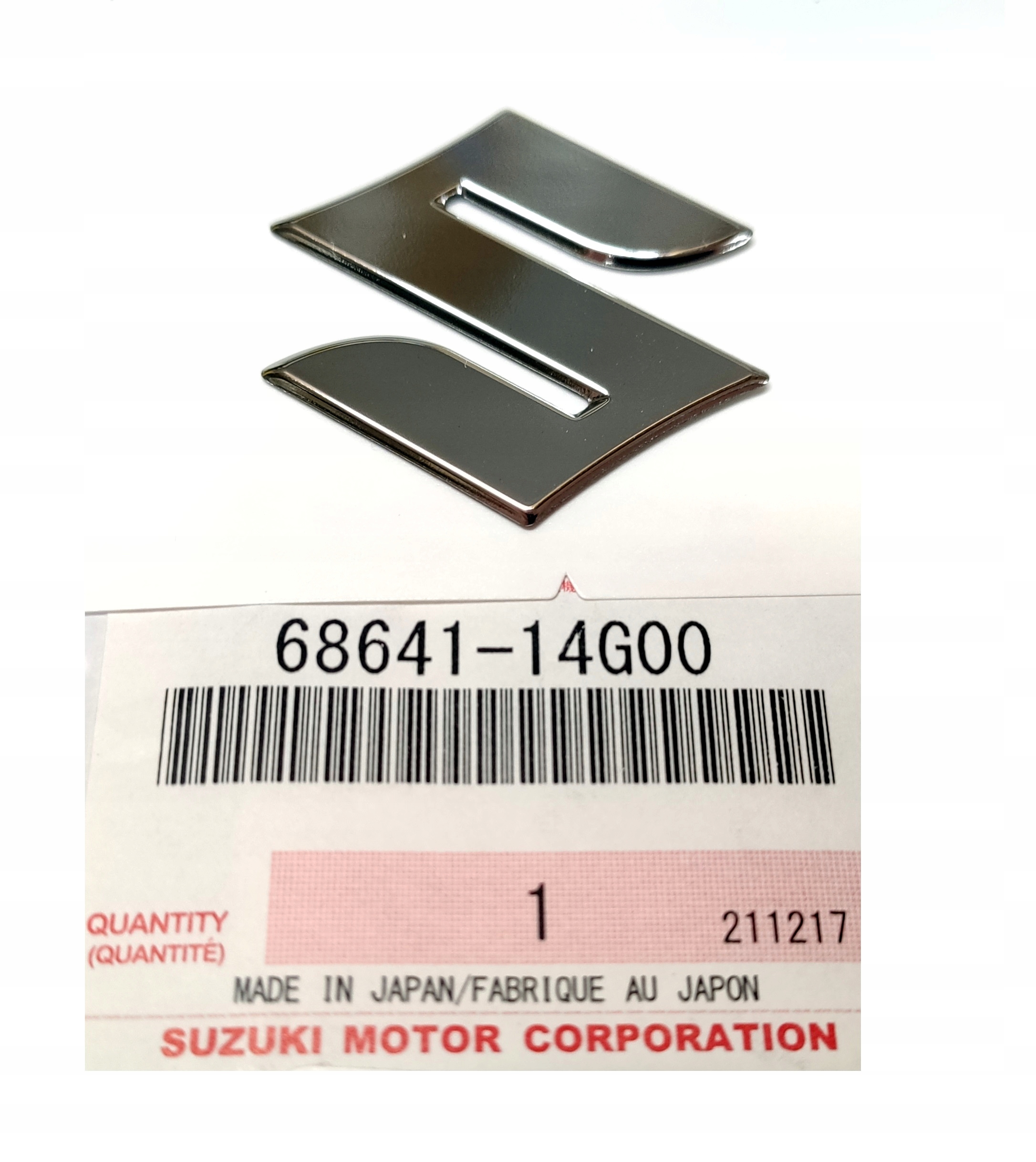 68641-14G00 - ЭМБЛЕМА НАКЛЕЙКА S SUZUKI UH UX 125 150 200