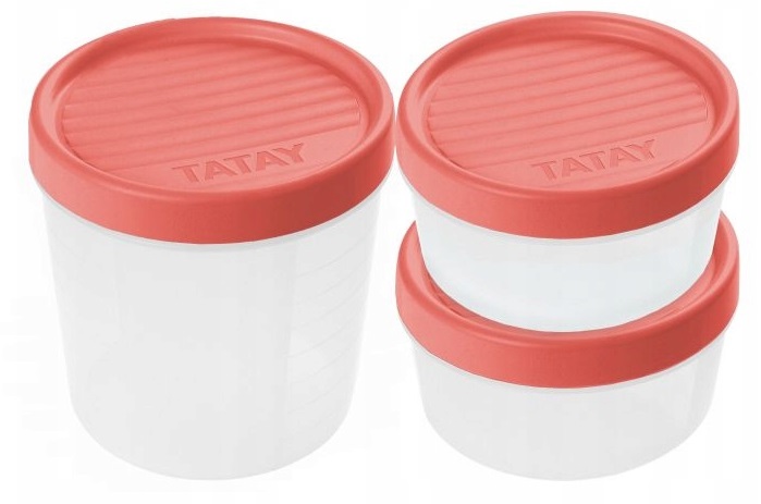 

Pojemniki Lunch Boxy Pudełka zestaw 3 szt. Bez Bpa