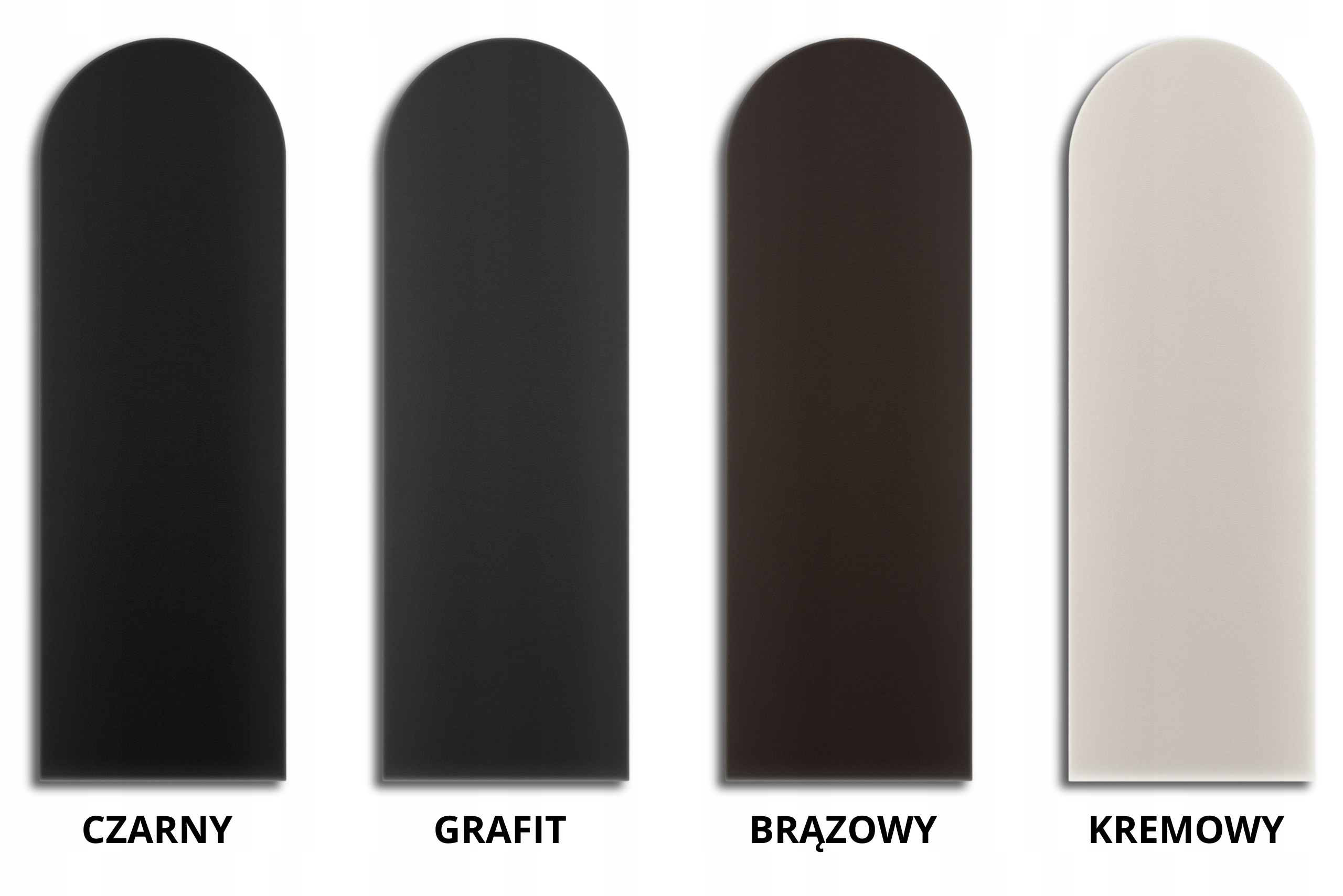 Panele Ścienne Tapicerowane 20x80 PŁOTEK CZARNY SKÓRA EKOLOGICZNA MIĘKKI Kształt wzoru płot