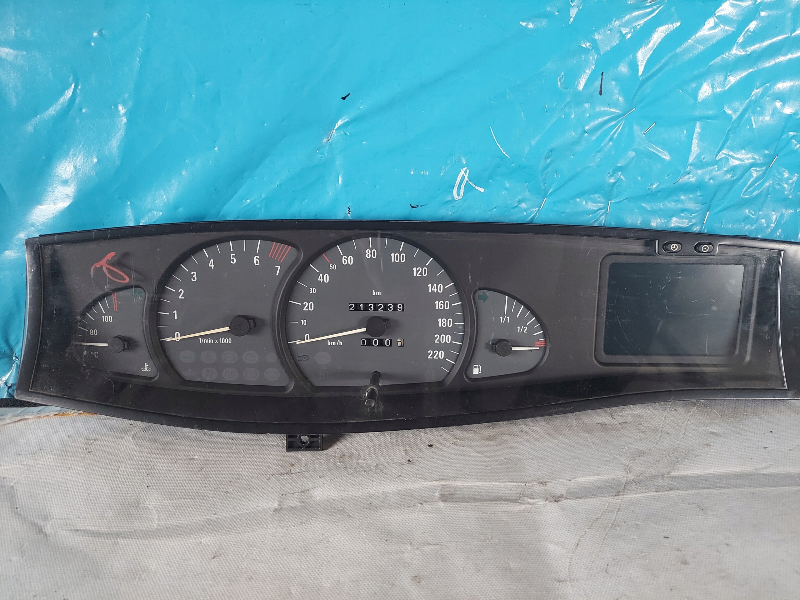 dials clock OMEGA B 2,2 16V 09228408AA