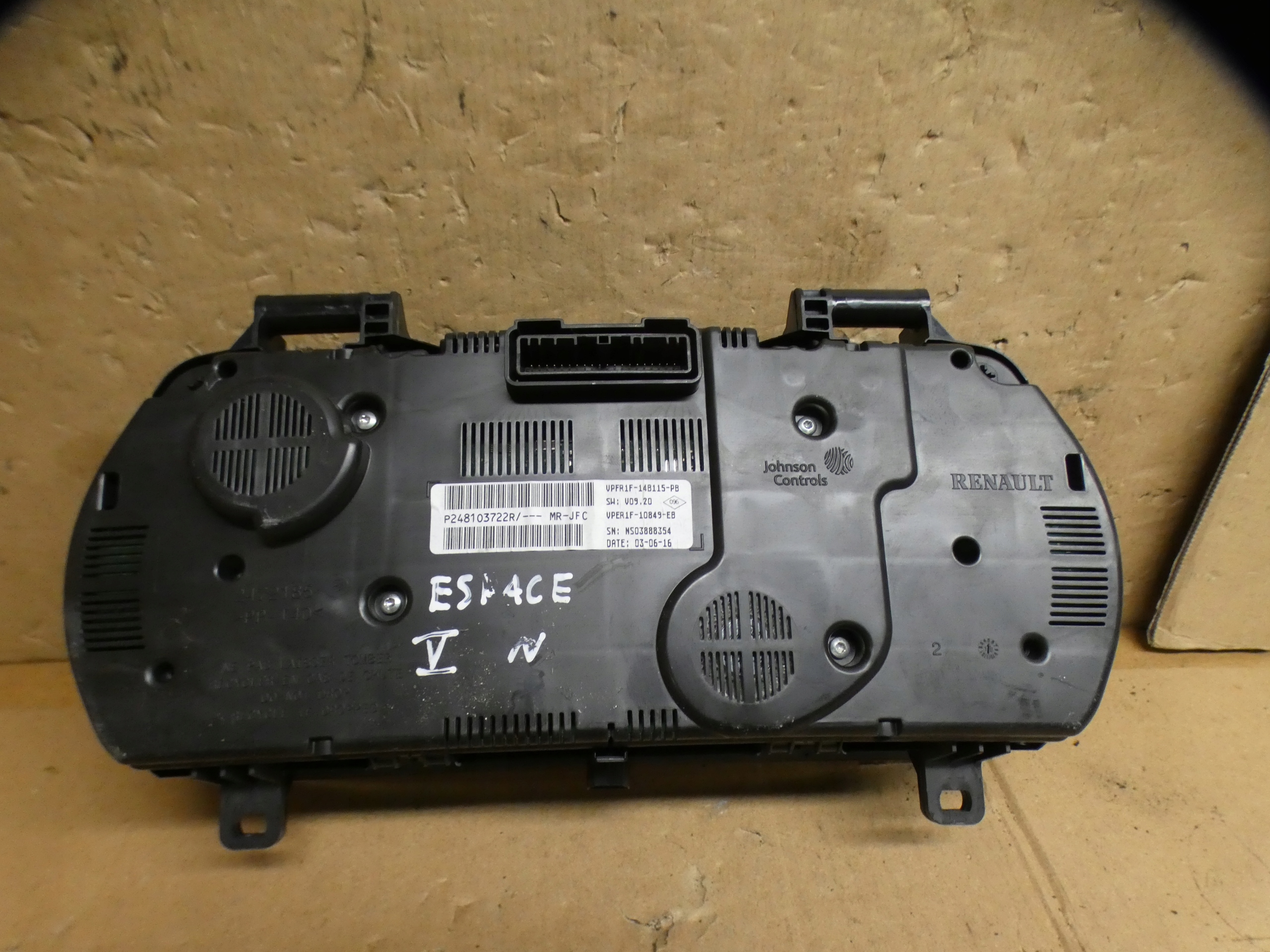 dials dials Espace 5 V 1.6 TCE