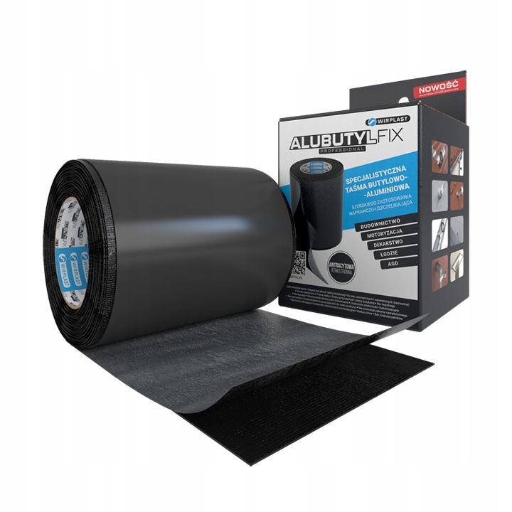 Butylová páska Alubutylfix 150 mm x 10 m Utěsňuje střechu, okna, okapy