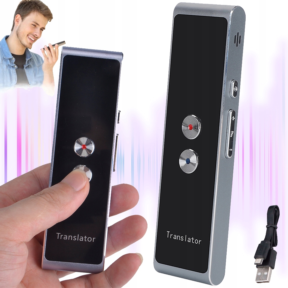 Przenośny Tłumacz Inteligentny Dwukierunkowy W Czasie Rzeczywistym