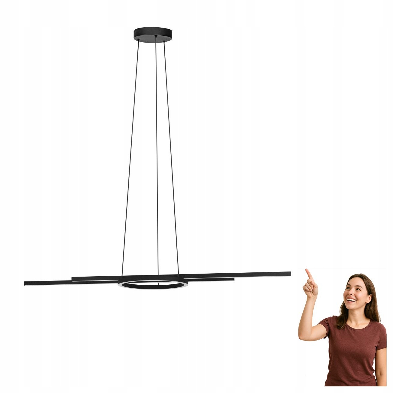 Závěsná Led lampa 8W/2,7W Zillerio-z 900398 Eglo