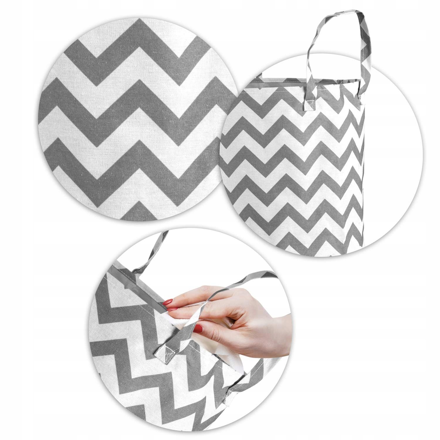 Kosz pojemnik na zabawki Nukido - szary Wielkość brak informacji