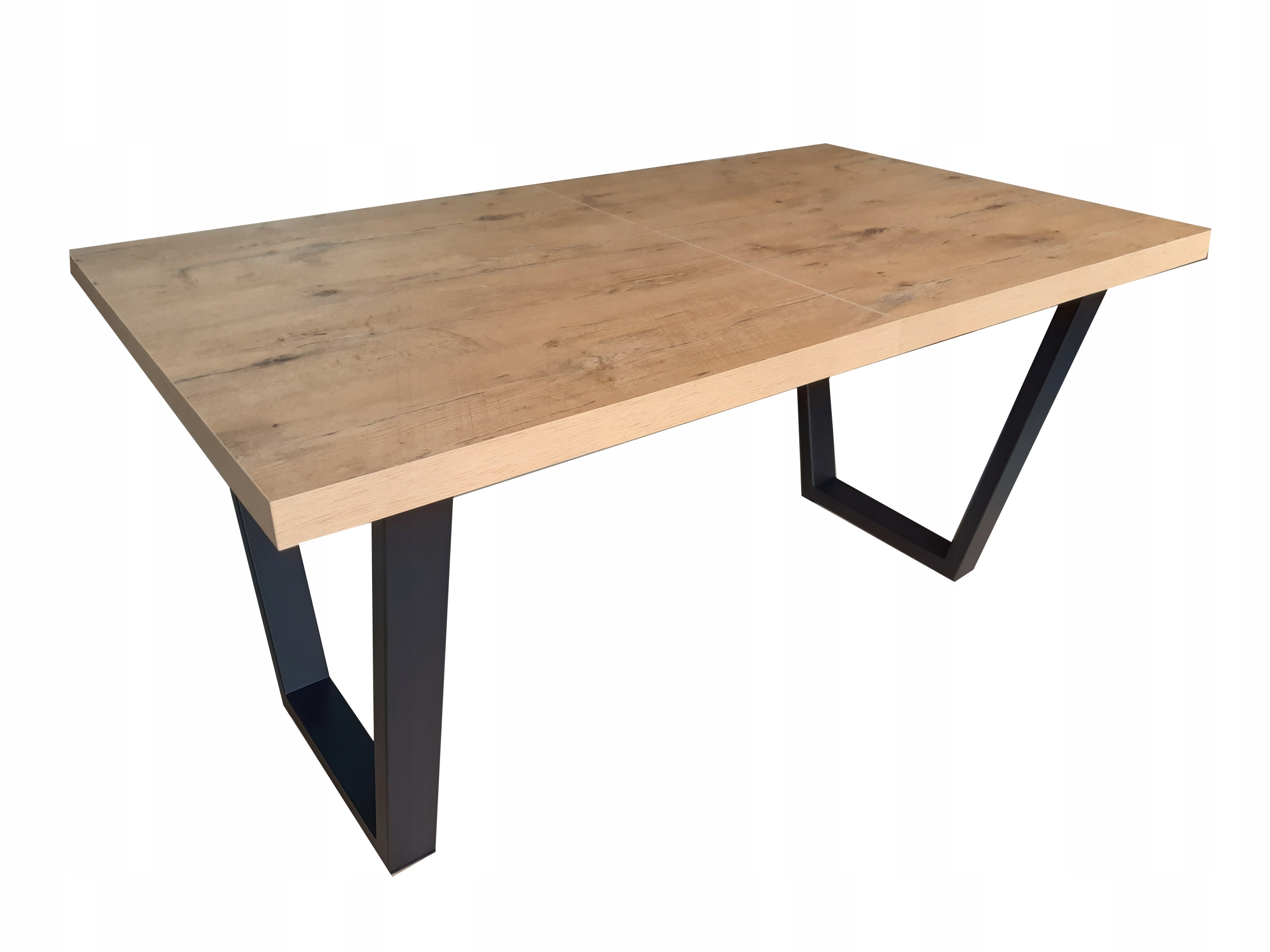 Stół Rozkładany LOFT 160-260x90 Nogi Metal Trapez