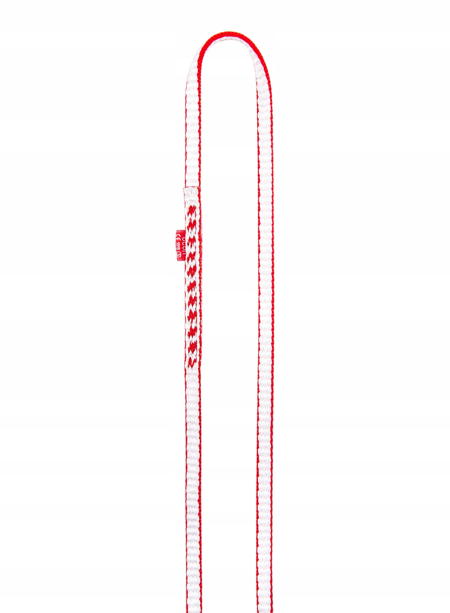 Lezecká páska Ocun O-Sling Bio-Dyn 8 mm 240 cm červená