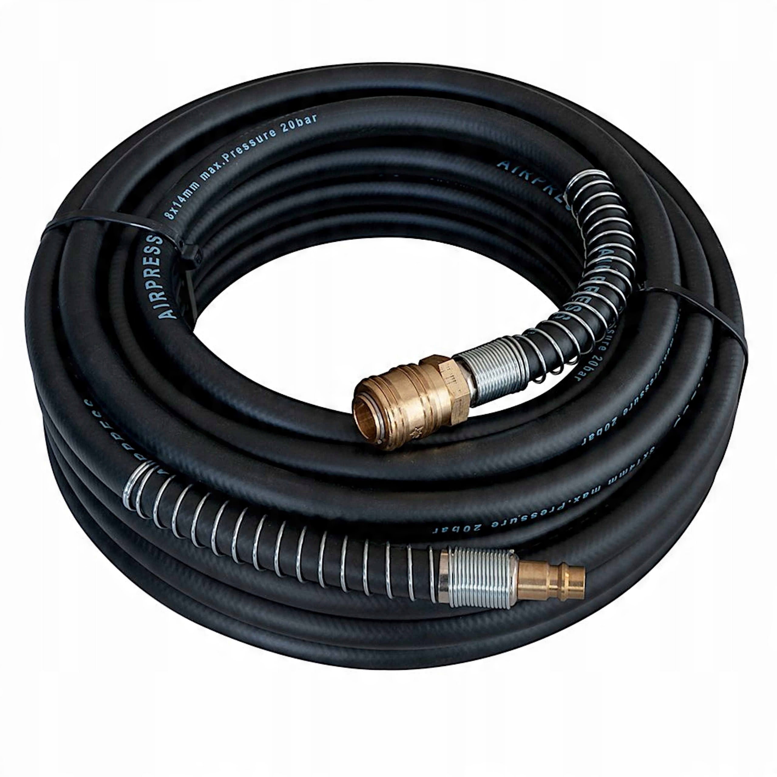 

Airpress Wąż Pneumatyczny Gumowy Okuty 14X8MM 20M