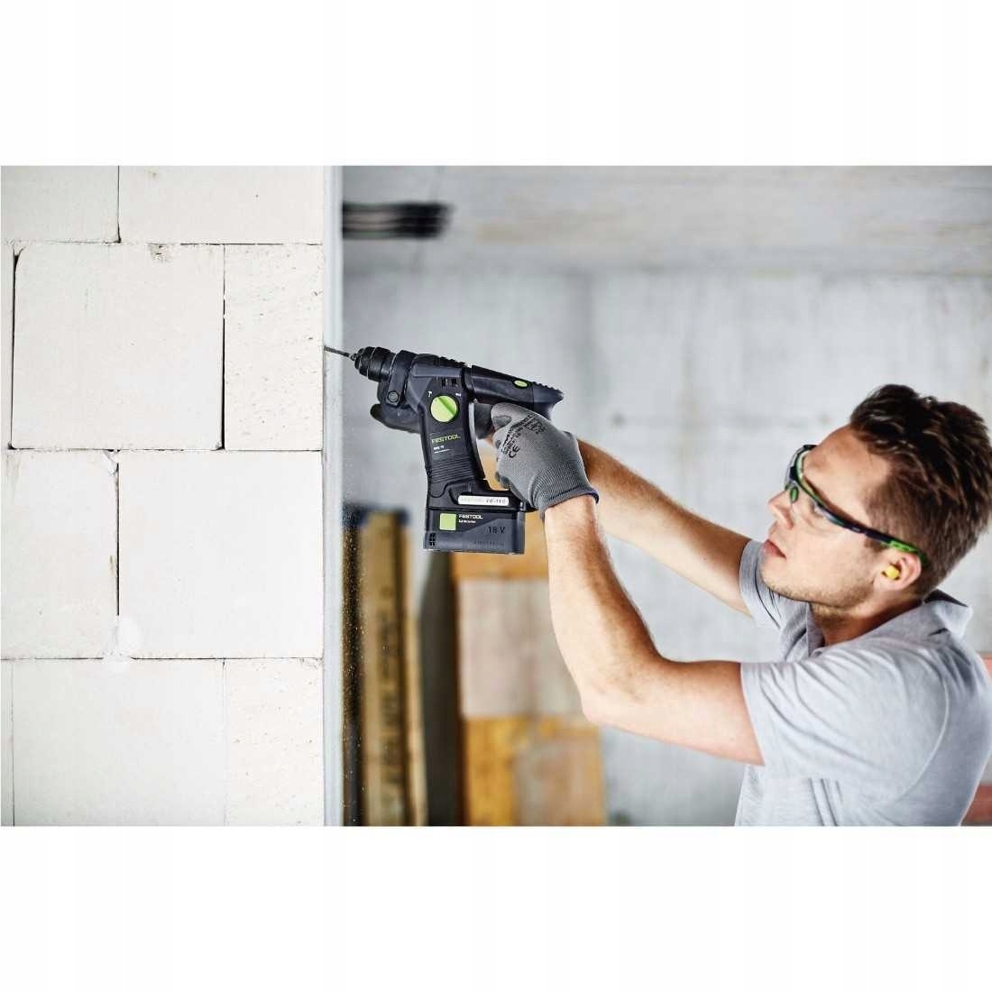FESTOOL MŁOTOWIERTARKA AKU. BHC 18 Li-Basic 576511 Energia udaru 1.8 J