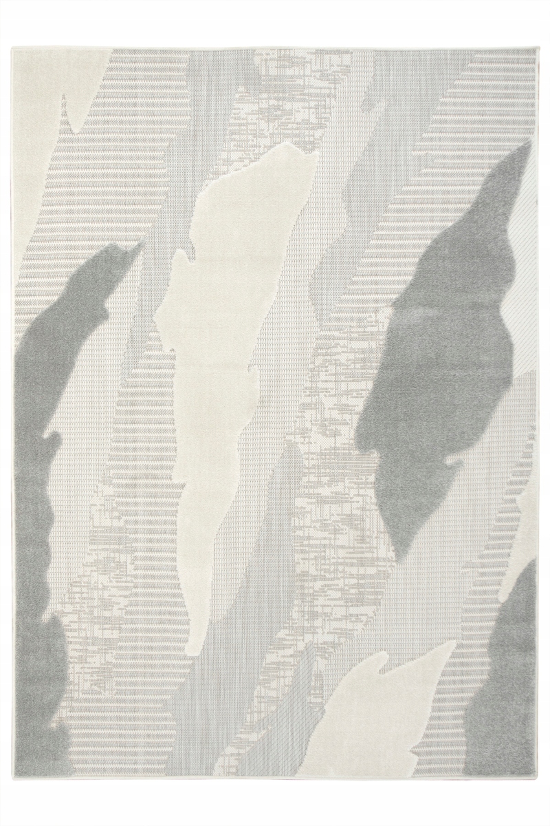 

160x230 cm Srebrzysty Szary Krem Dywan Sznurkowy