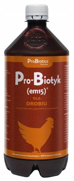 

Pro-biotyk EM15 probiotyk dla drobiu 1L