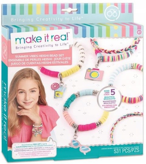 

Make It Real Zestaw Do Robienia Bransoletek Summer